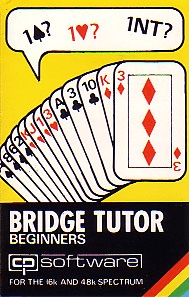 Bridge Tutor Beginners box art for ZX Spectrum